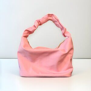 Stoney Clover Lane Classic Scrunch Handle Bag Purse Nylon Flamingo